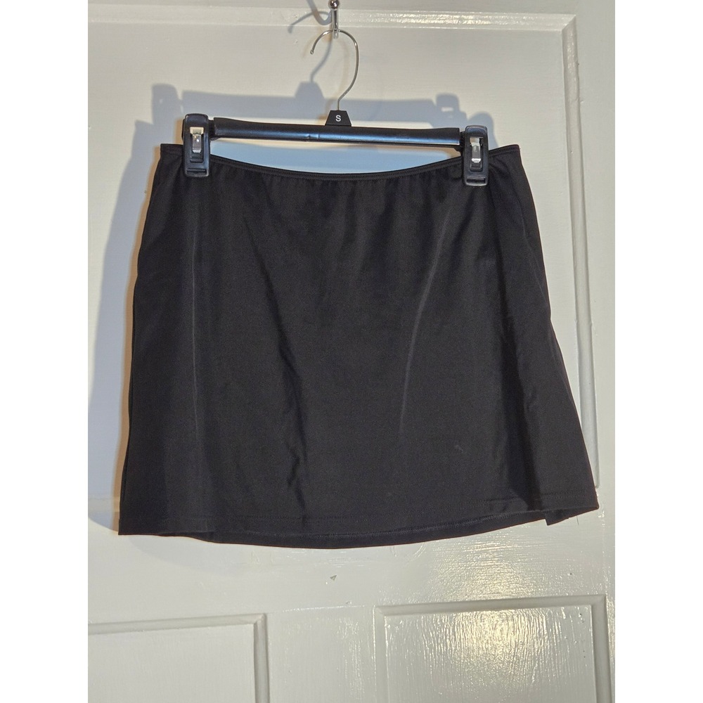 Suit Yourself Black Swim Skirt with Attached Brief Size 12 3735005